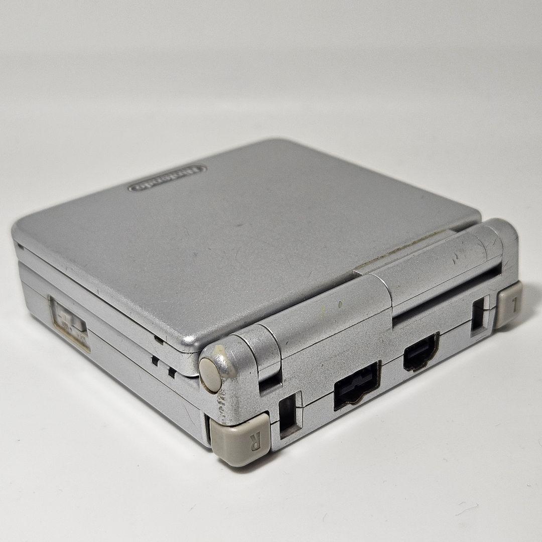 動作品 ゲームボーイアドバンスSP シルバー 本体 AGS-001 画面美品