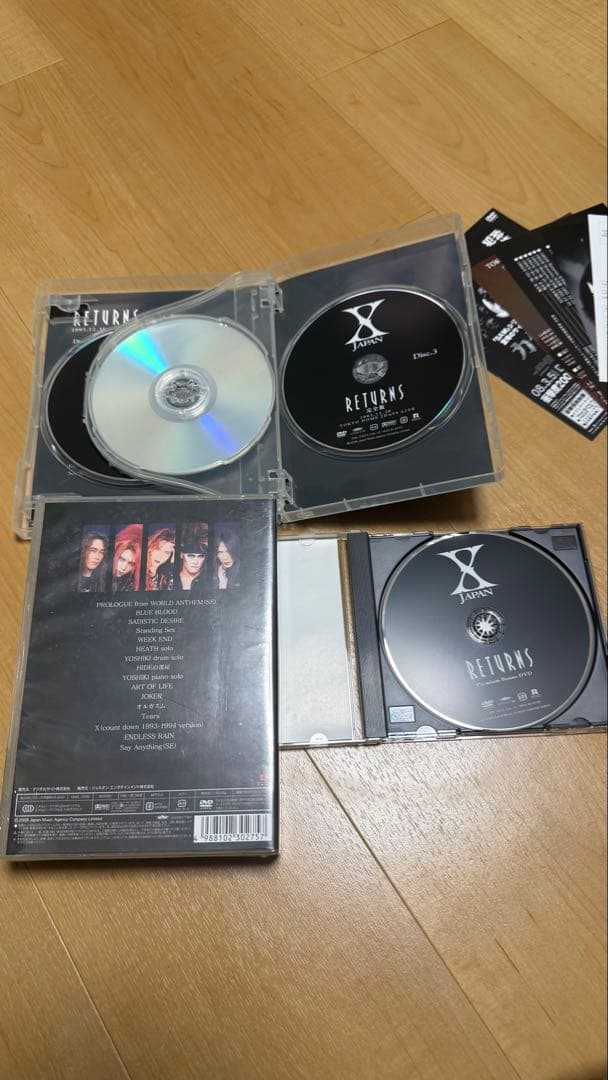 X JAPAN RETURNS 完全版DVD BOX