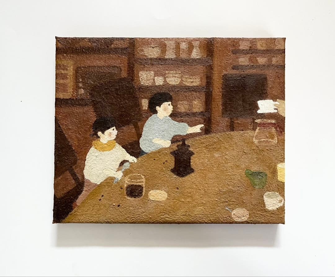 油彩画　いっしょにやりたい