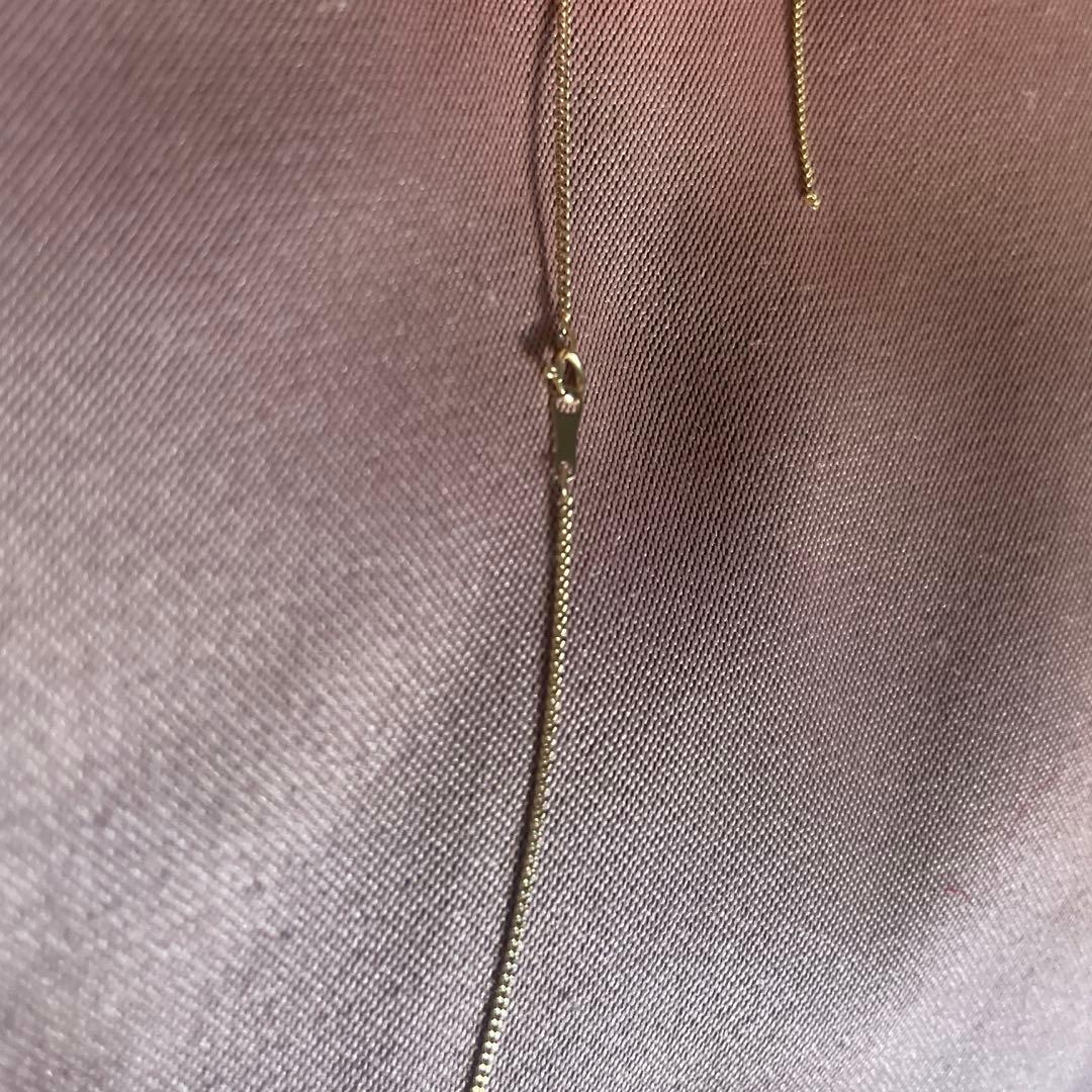 訳あり18金製ネックレス45cm