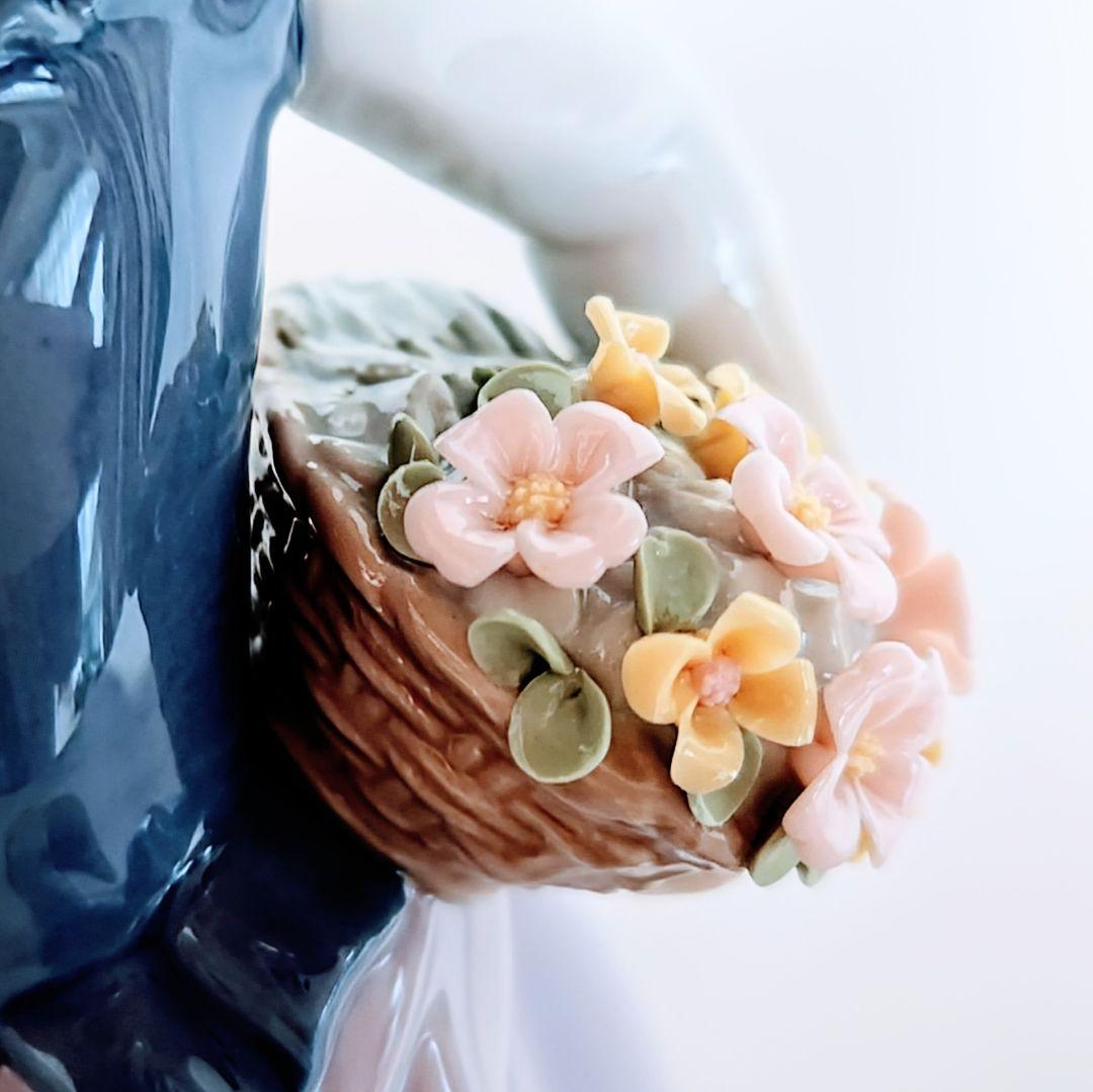 リヤドロ【美品】フィギュリン《少女と犬》No.5761