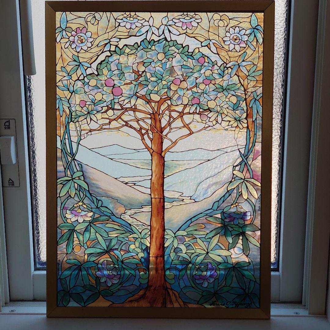 生命の樹　 ステンドグラス　ルイス・C・ティファニー　グラスマスターズ