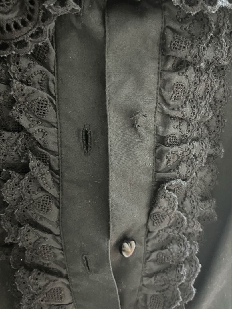 ⚠︎BABY THE STARS SHINE BRIGHTハートハートブラウス 黒