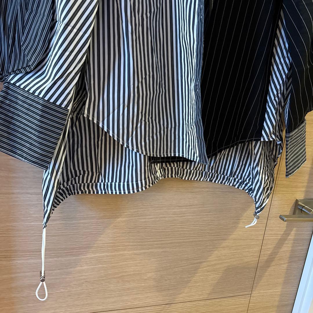 UN3D.アンスリードユニゾン ストライプ柄シャツ 36