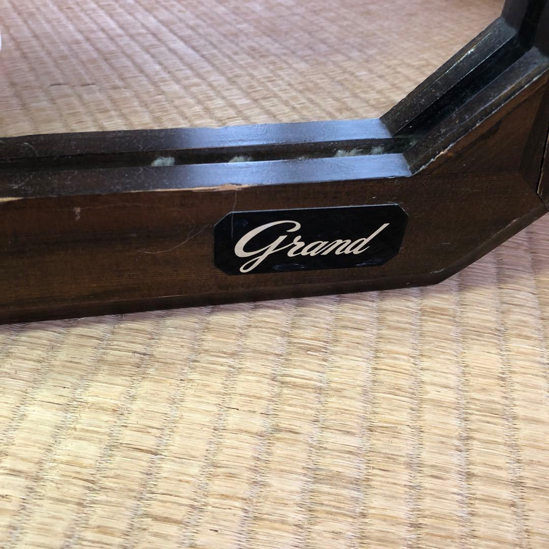 アンティーク　姿見　全身鏡　全長162cm立て掛け　GRAND 木　重量約8kg