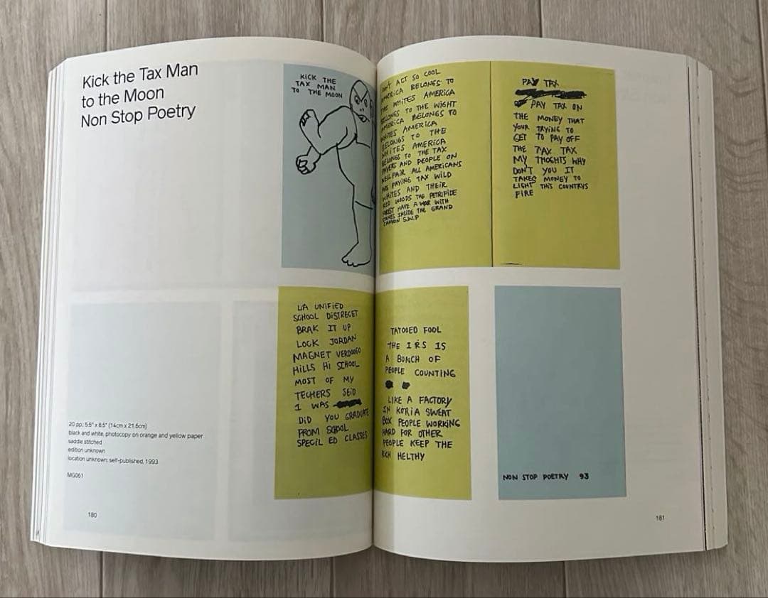 直筆サイン入り NONSTOPPOETRY:The Zines of Mark