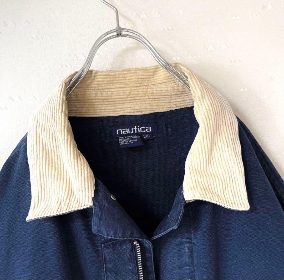 古着 90s ノーティカ ハンティングジャケット カバーオール マルチポケット