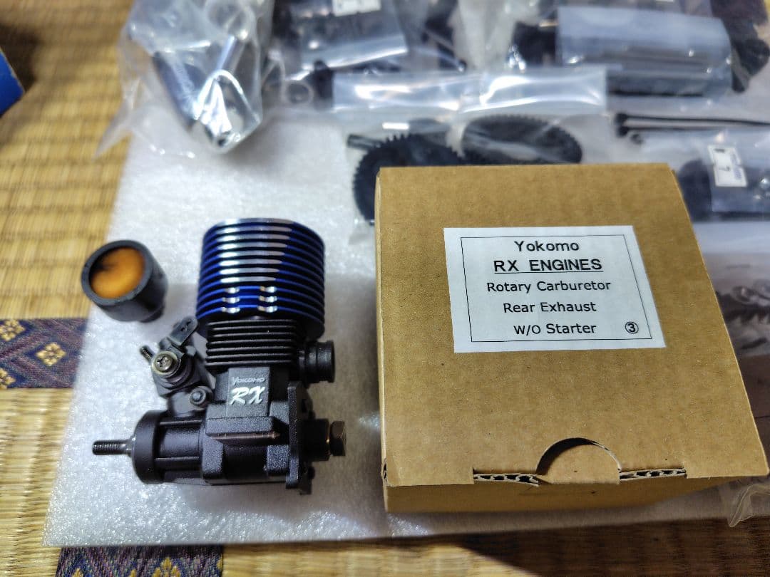 ヨコモ　GT-4 用パーツ　エンジン　マフラーセット