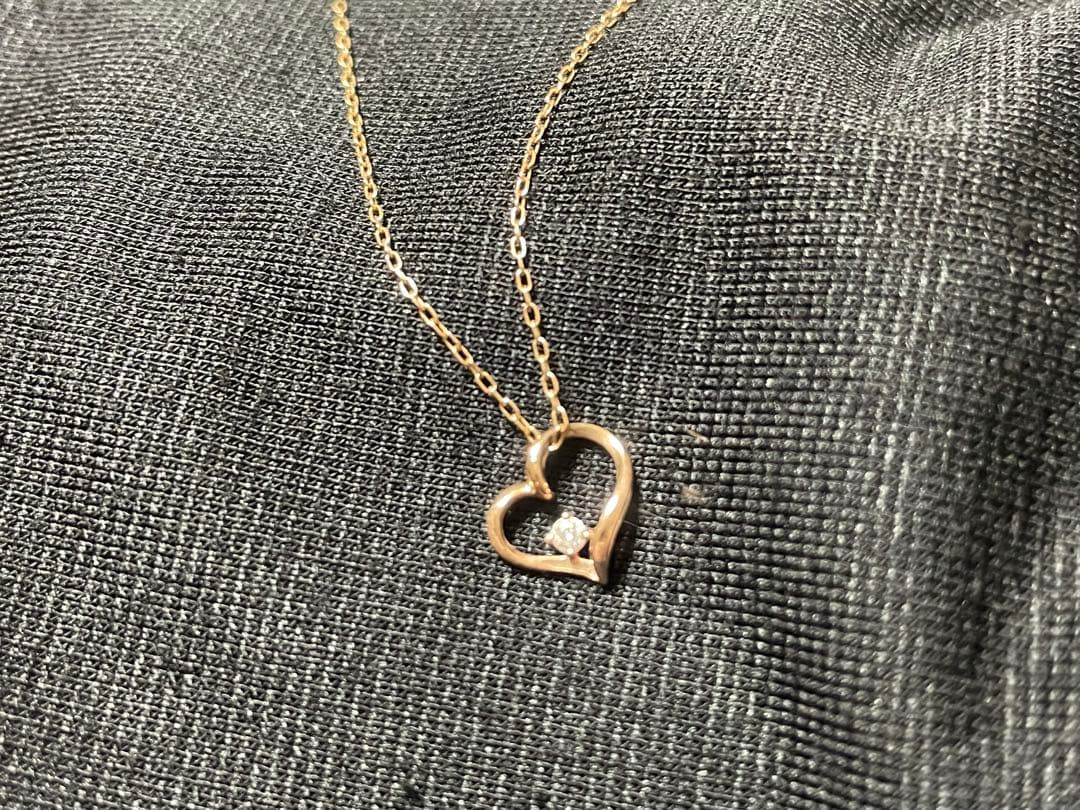 tsutsumi ピンクゴールド・ダイヤモンドネックレス