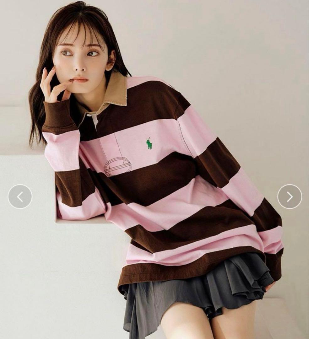 SNIDEL スナイデル　ラルフローレン　ラグビーシャツ