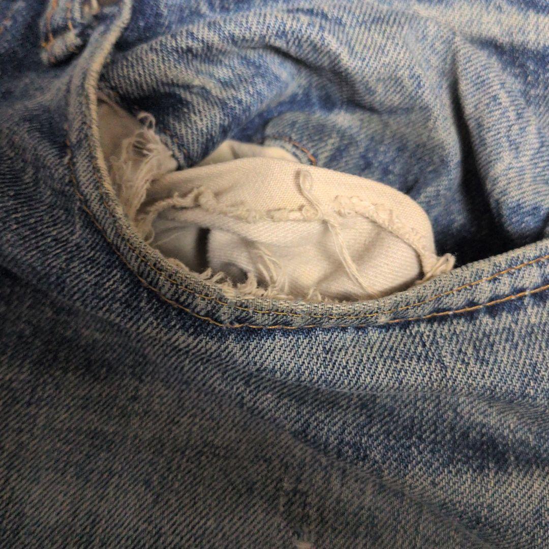 リーバイス　66前期　ダメージ大きい