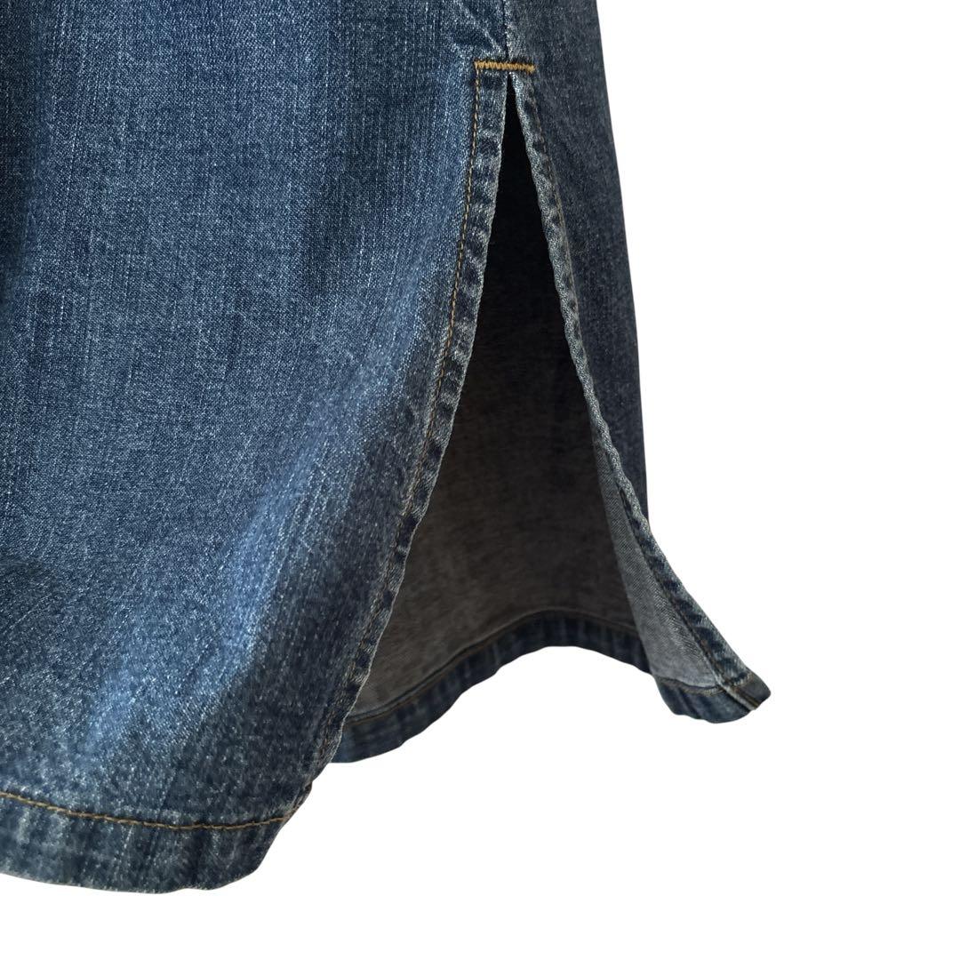 K*1様 タグ付✨ クロスアンドクロス デニムカフタンワンピース （2） ハグオ