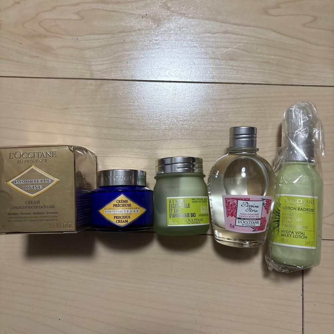 ロクシタンスキンケアセットIMディヴァインクリーム プレシューズクリームオイル