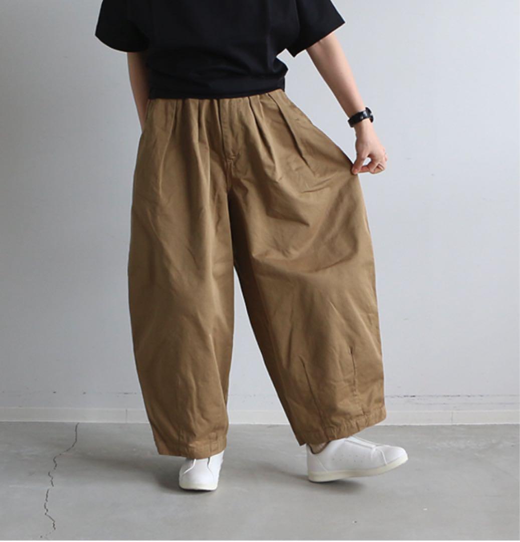HARVESTY ハーベスティ コットン チノクロス サーカスパンツ サイズ1