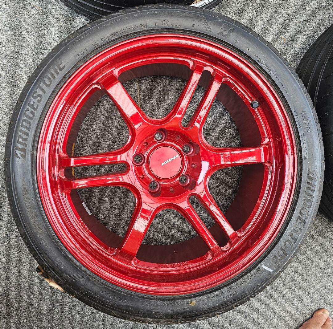 ブリヂストン ポテンザ RW006 希少 軽量 鍛造FORGED18インチ9.5