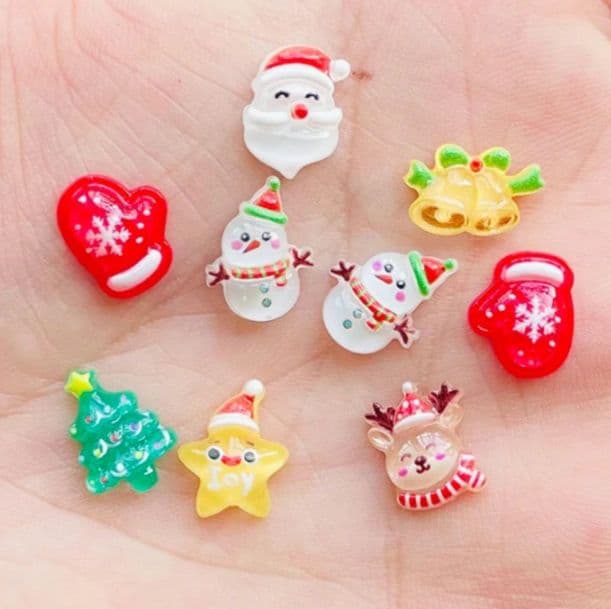 商品説明必読!!3D☆クリスマスネイルパーツ❤︎