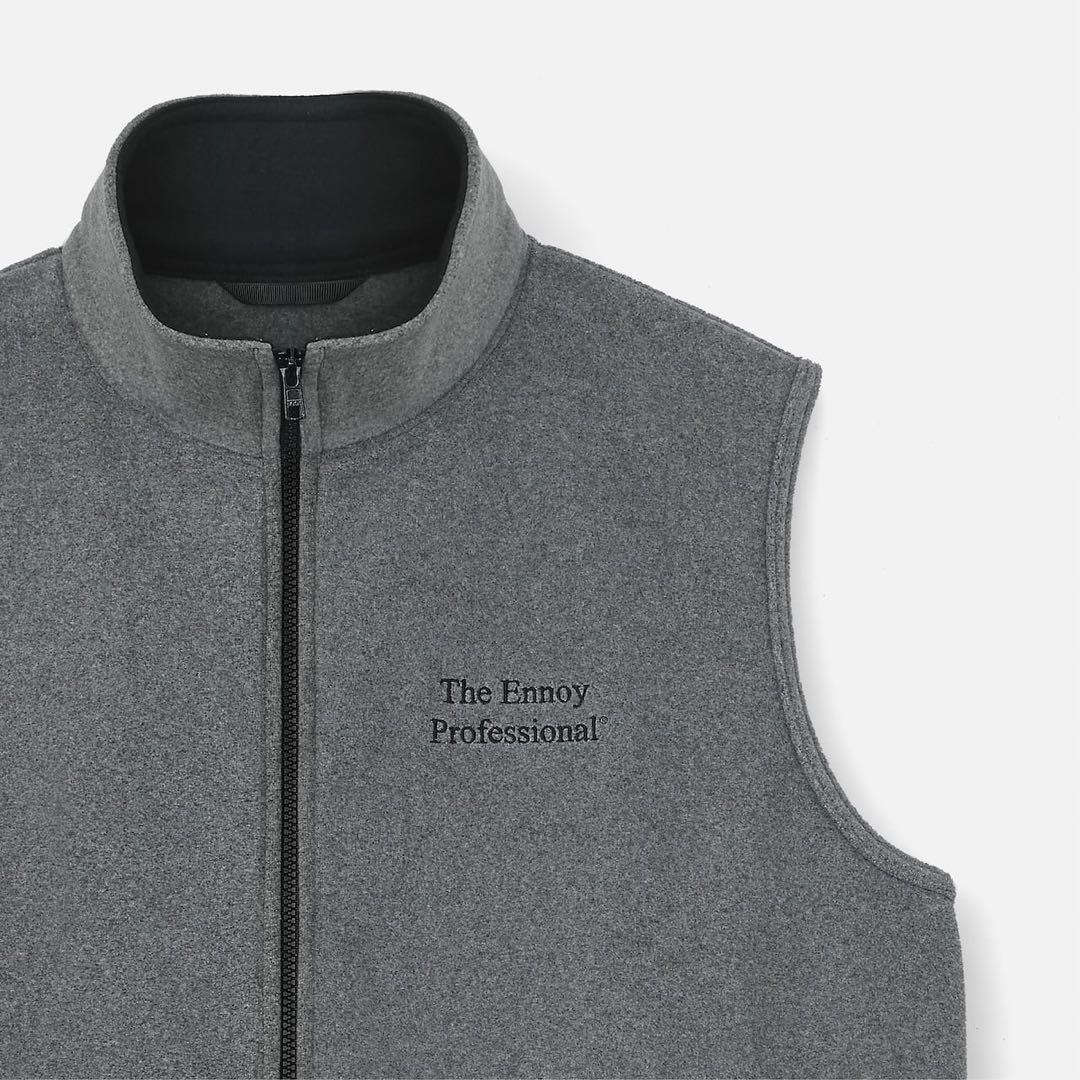 トップス ennoy PROFESSIONAL FLEECE VEST(GRAY)