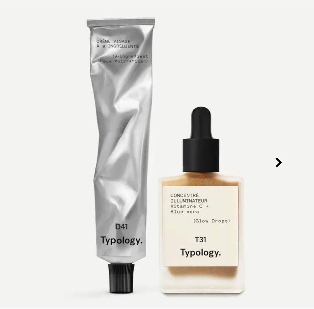 TypologyティポロジーT31グロウドロップスD41モイスチャライザーセット