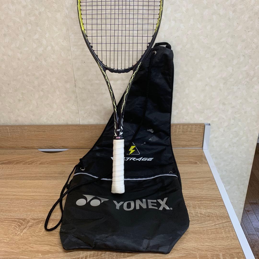 ヨネックス VOLTRAGE 7V テニスラケット 黒/黄 ソフトテニス