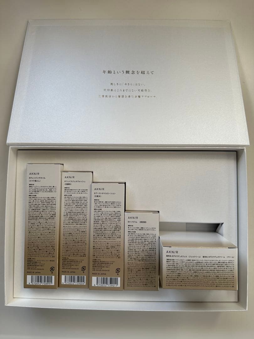 アクニー　スキンケア5点セット　マスターパック