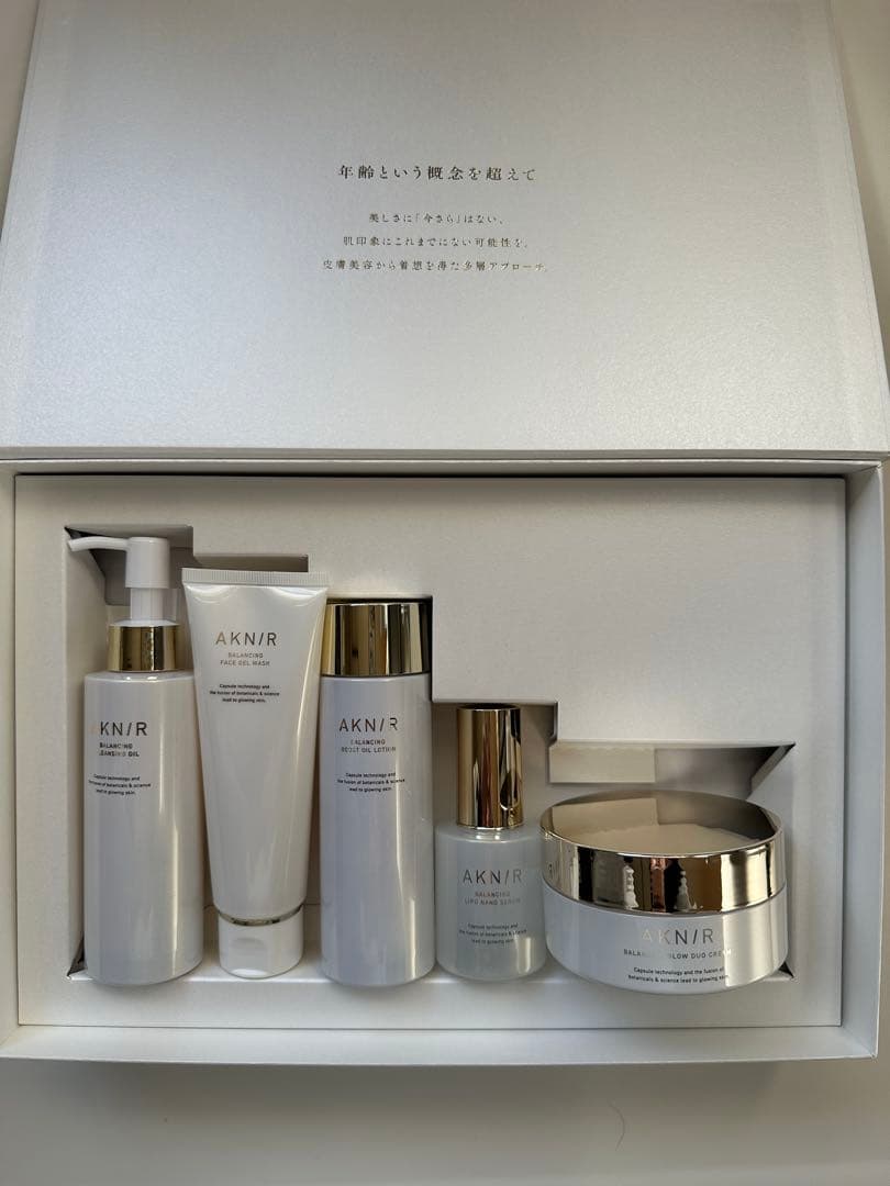 アクニー　スキンケア5点セット　マスターパック