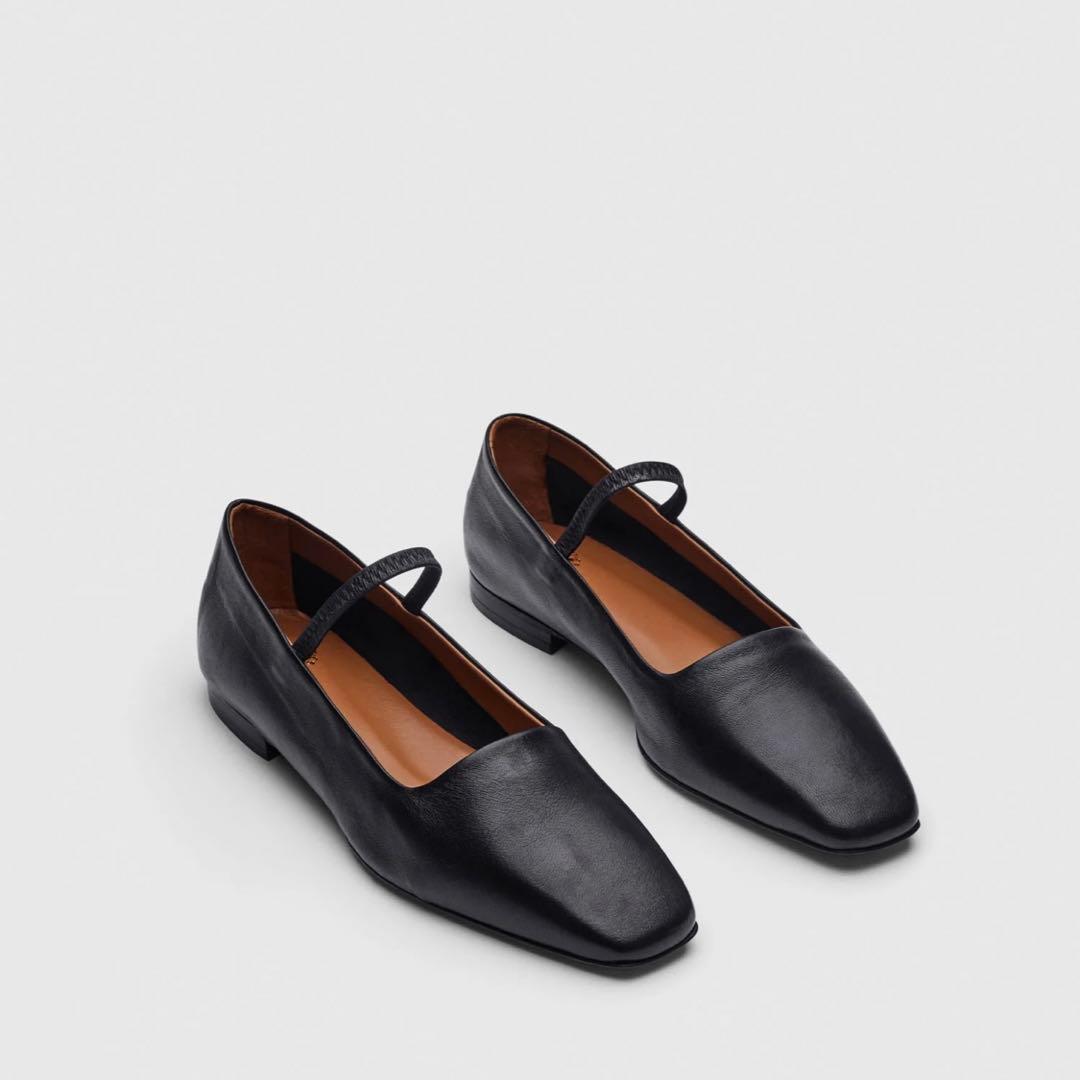 ATP atelier フラットメリージェーンシューズ