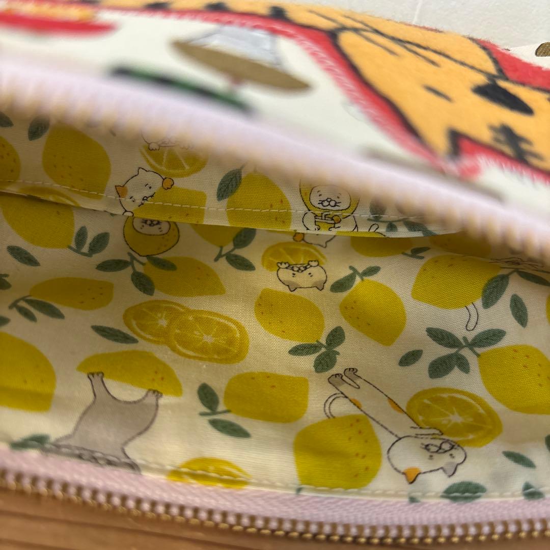 感謝価格　SALE 持ち手付きポーチ　猫柄　人気　ハンドメイド