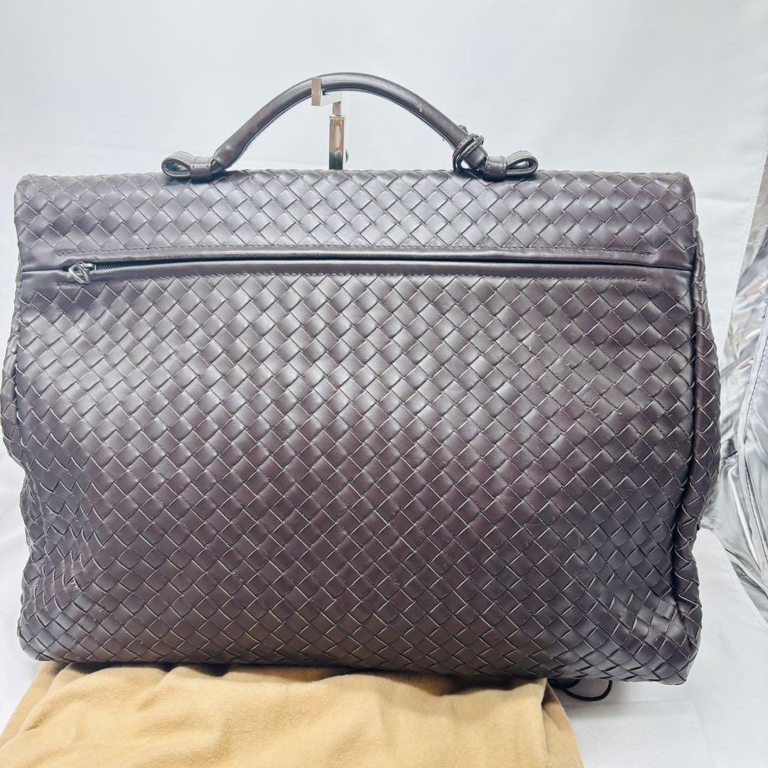 美品　ボッテガヴェネタ イントレチャート ビジネスバッグ　BOTTEGA