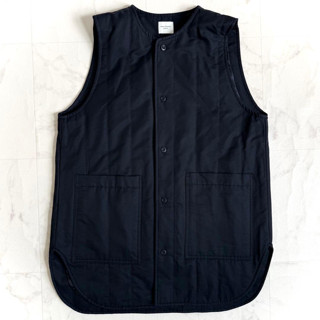 【新品】アーバンリサーチドアーズ 3WAノーカラーモッズコート M ネイビー