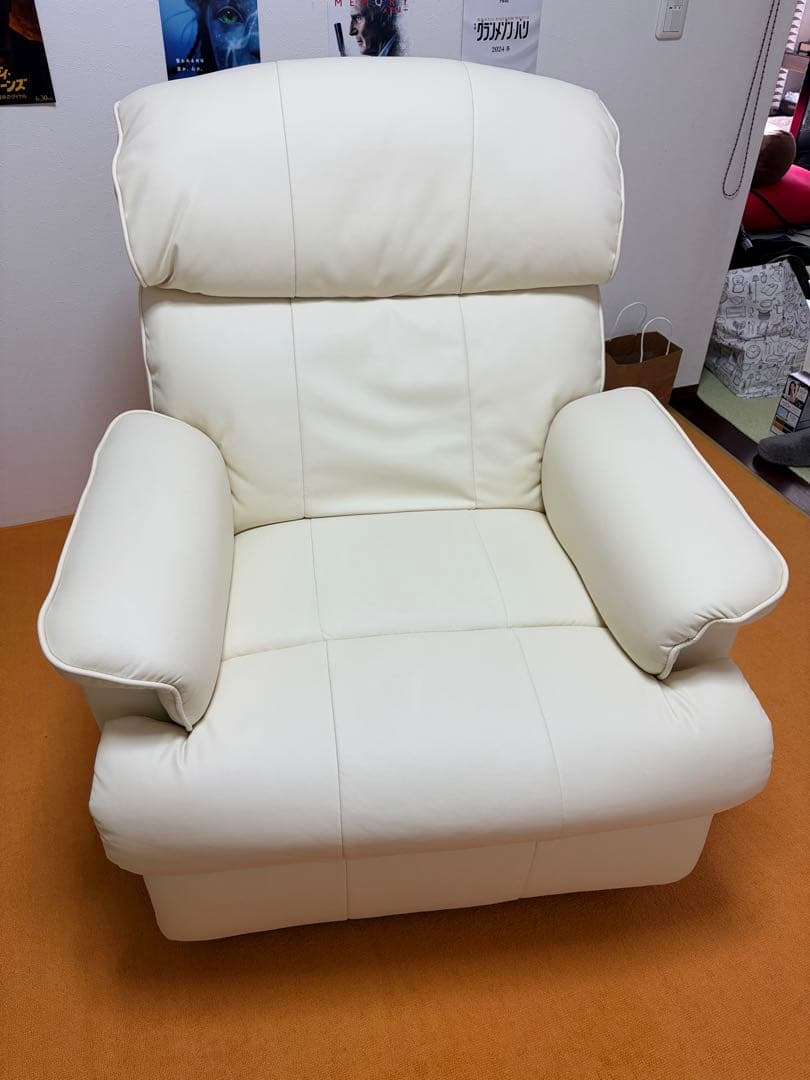 【shop閉店最低価格✶LOWYA】楽々移動付きリクライニングソファ