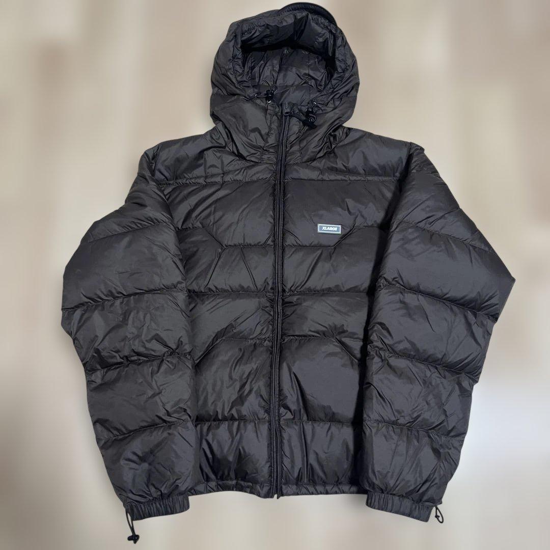 xlarge ripstop HOODED DOWN JACKET ブラウン