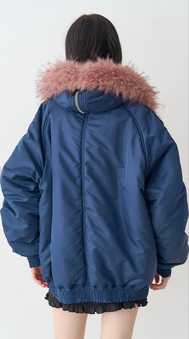 jouetie ルーズN2Bブルゾン ネイビー オーバーサイズジャケット