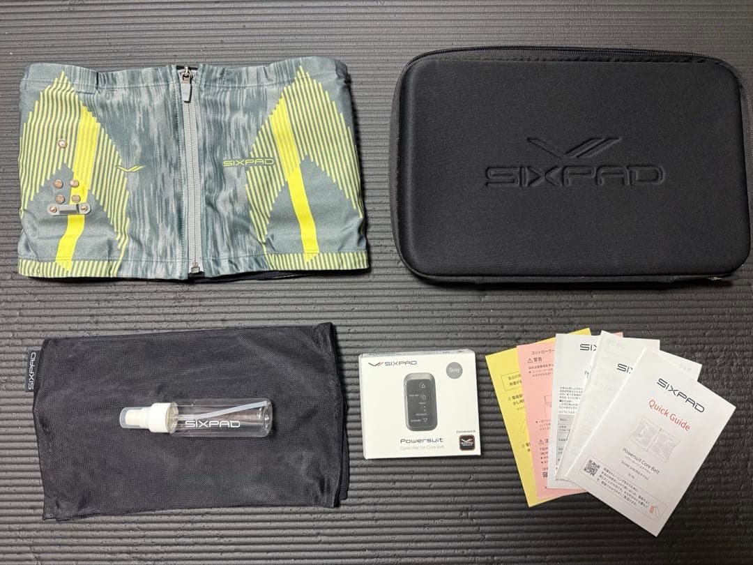 シックスパッド　パワースーツコアベルト　グレー　M