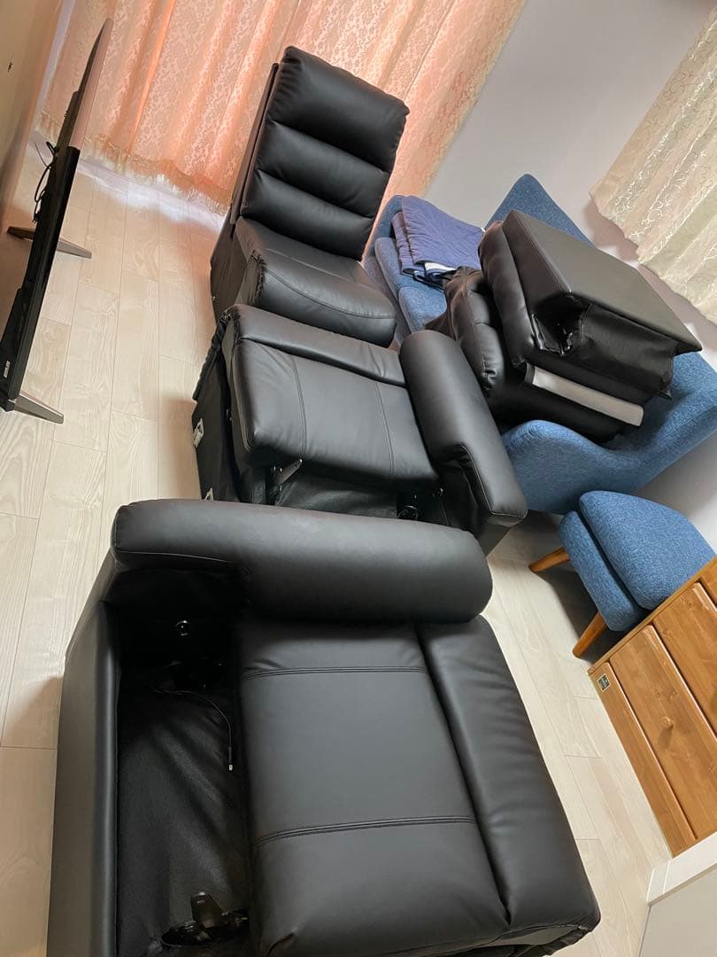 ニトリ　電動リクライニングソファ　ビリーバー　３人がけ　北海道札幌近郊配達のみ