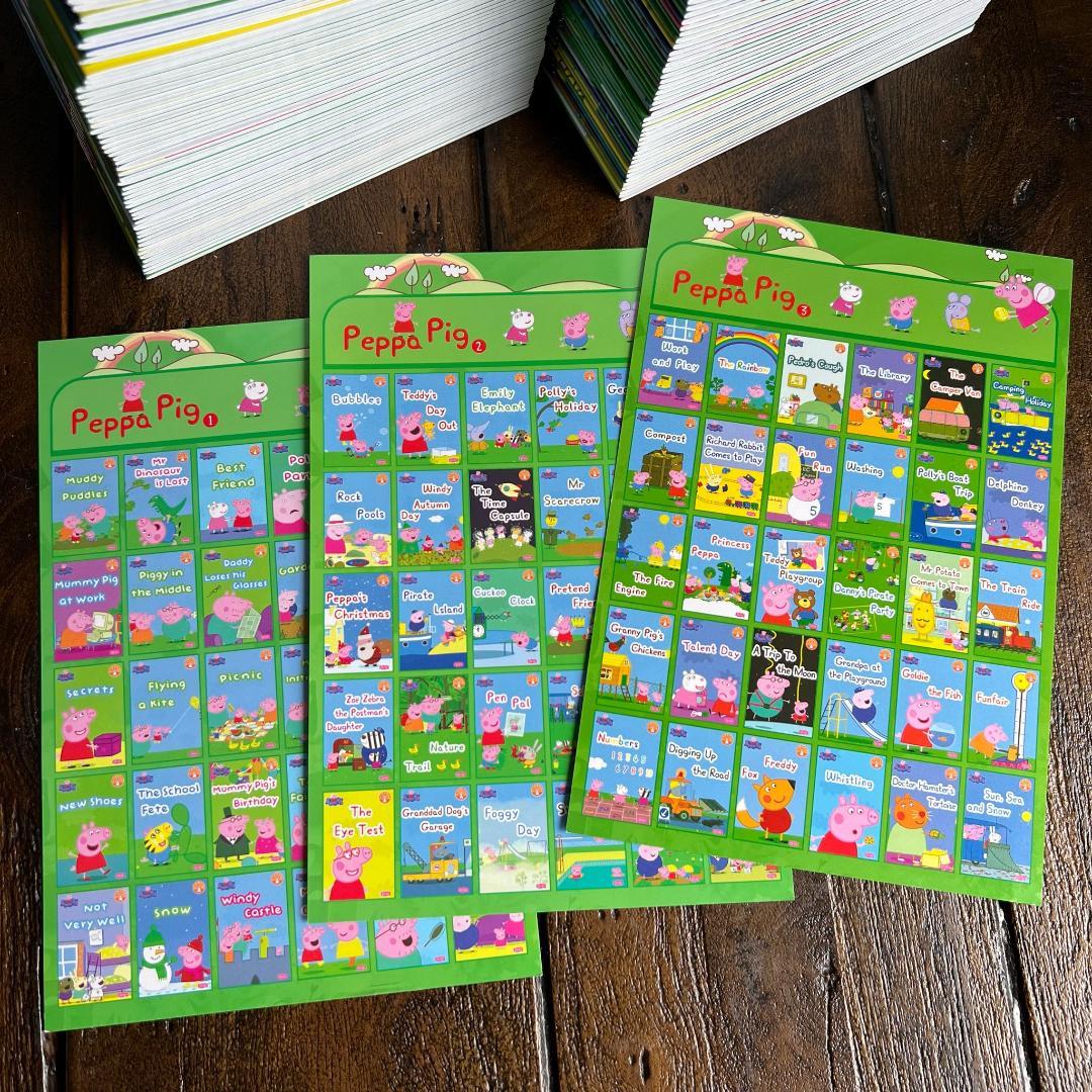 Peppa Pig ペッパピッグ シリーズ1-3 英語絵本157冊