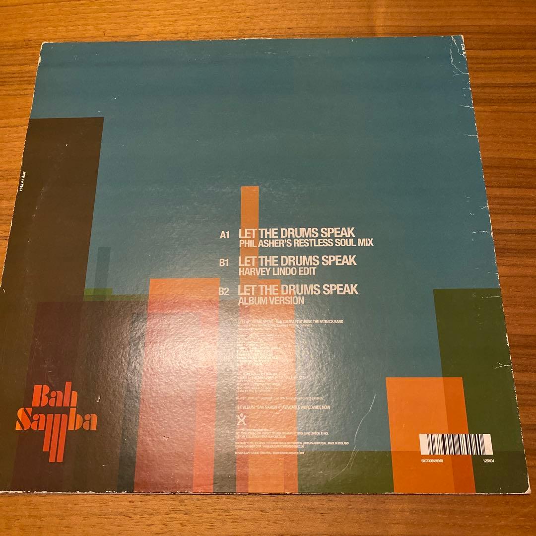 Bah Samba Let The Drums Speak 激レア廃盤レコード