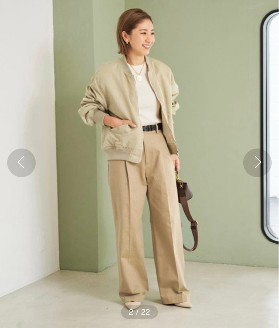 大人気♡plage Dress Chino パンツ2 38