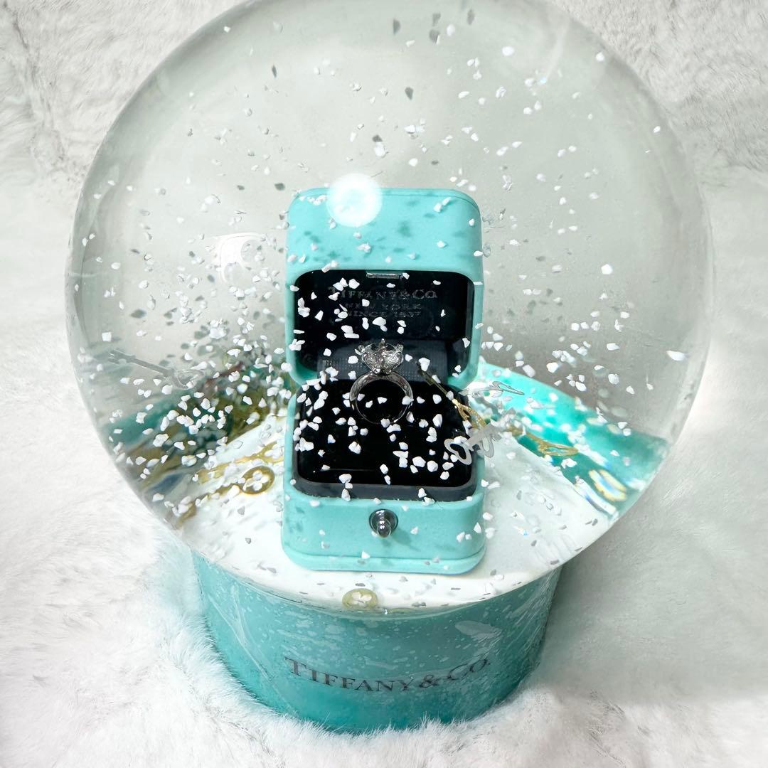 【未使用・非売品】ティファニー エンゲージリング スノードーム