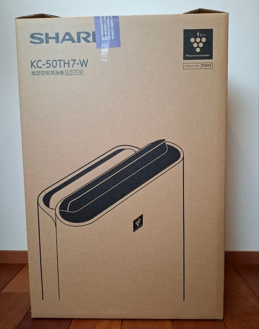 新品未開封　SHARP 加湿空気清浄機 KC-50TH7-W