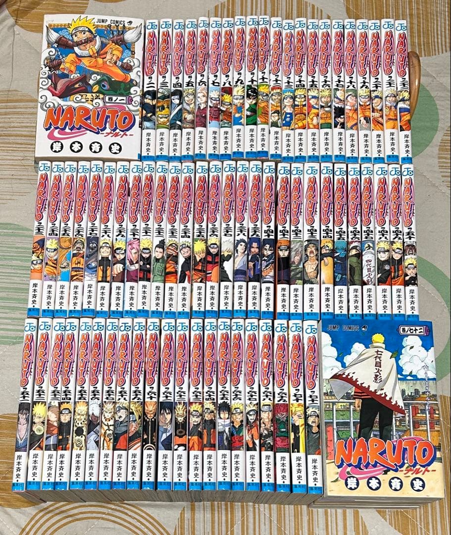【翌日出荷‼️】　NARUTO ナルト　１巻から７２巻　全巻セット