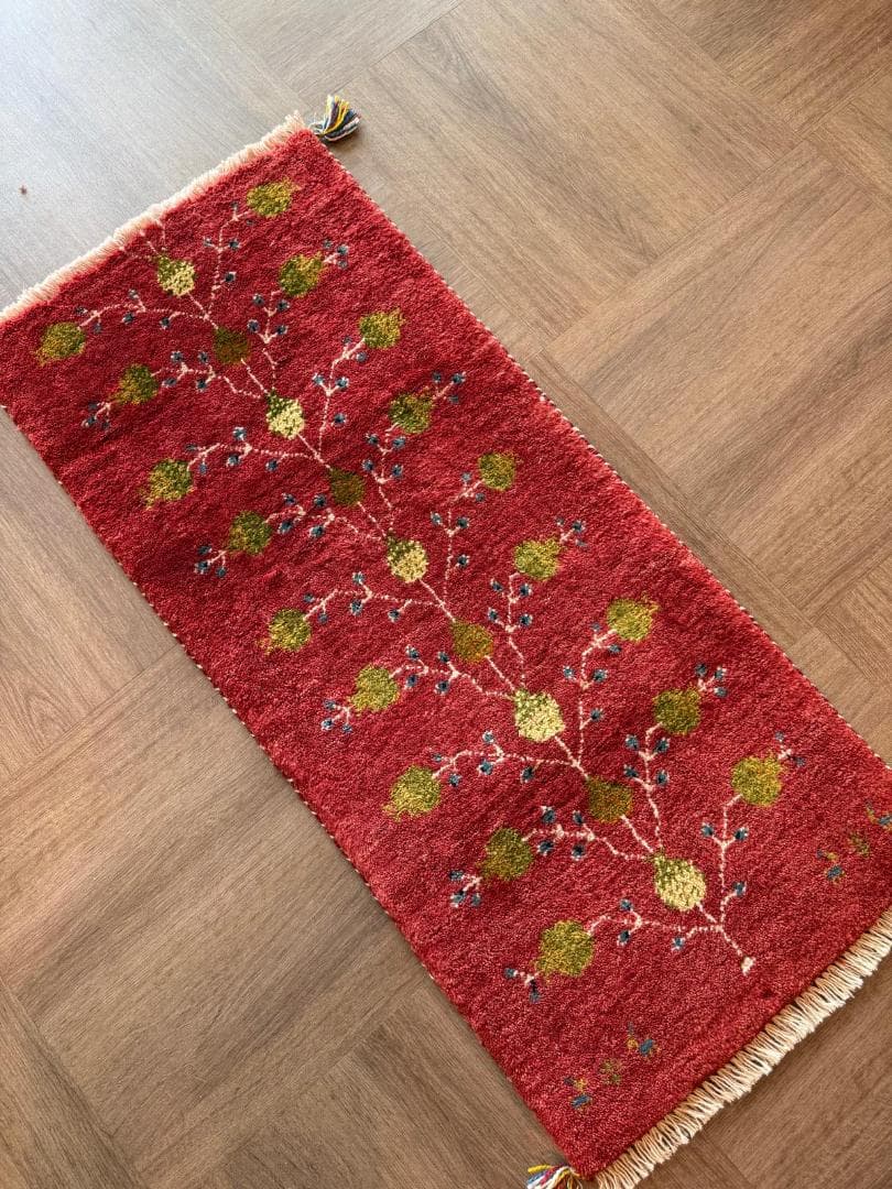 127x56cm ペルシャギャッベ ランナー (ギャベ) ペルシャ絨毯 ギャッベ