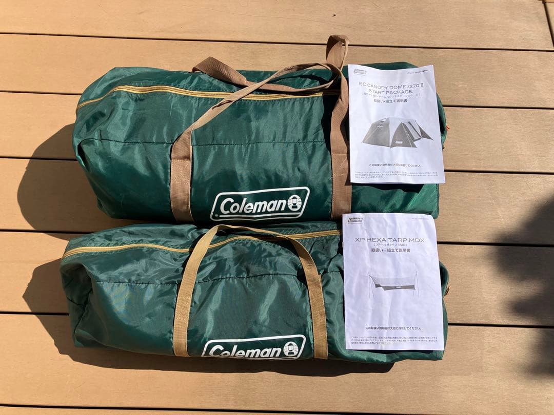 Coleman コールマン キャノピードーム&ヘキサタープMDX 2点セット