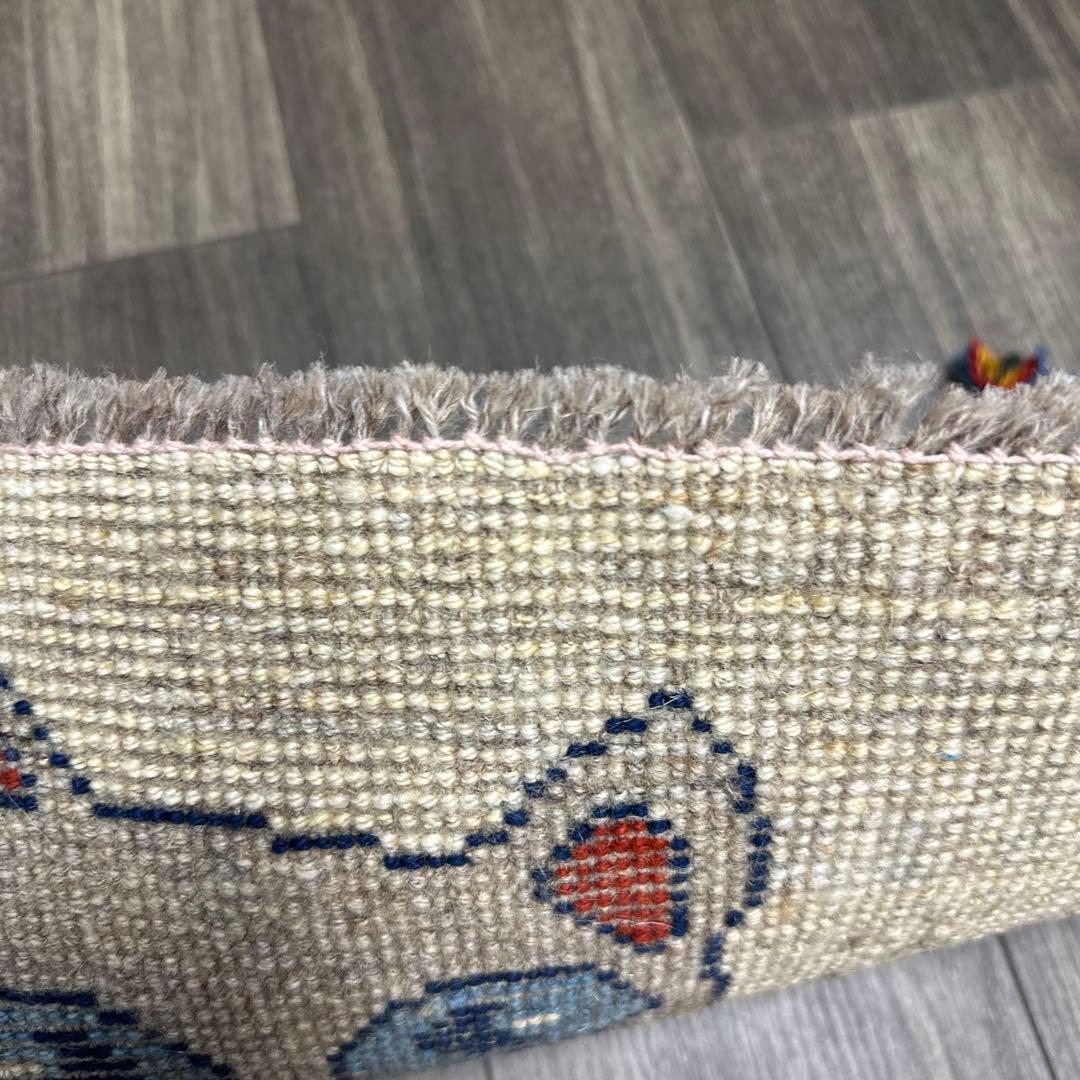 ペレシヤギャッベ手織り絨毯ミニラグアニメル絨毯42cmx38cm