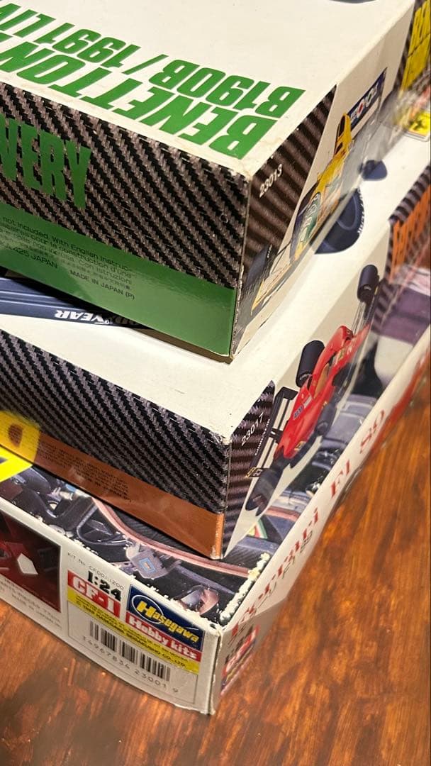 【未組立】ベネトン・フォードB190B・フェラーリ642・フェラーリF1 89