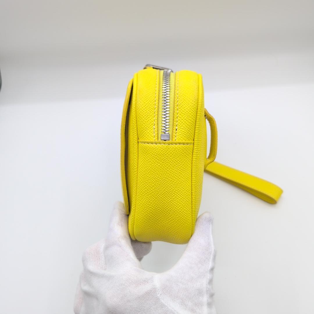 良品✨バーバリー ショルダーバッグ クロスボディバッグ レザー イエロー GR