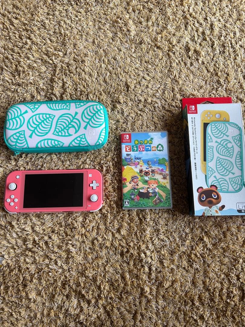 Nintendo Switch Lite どうぶつの森ソフト 「充電器あり」