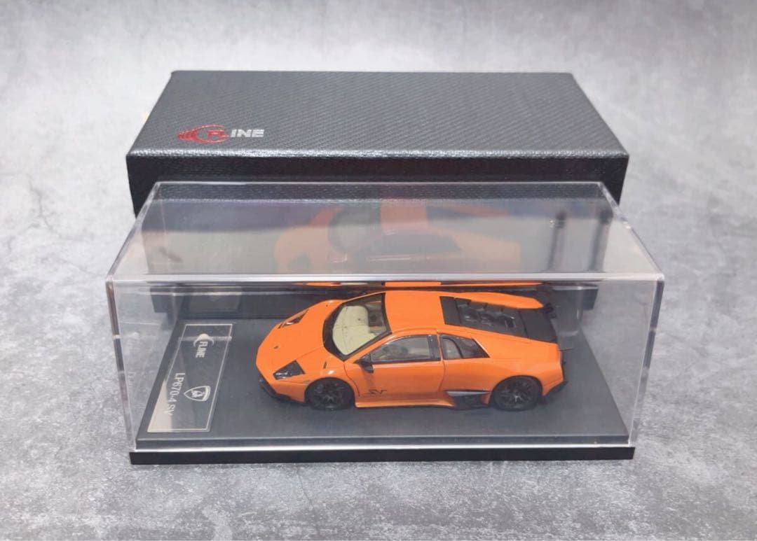 FLINE 1/43 ランボルギーニ ムルシエラゴ LP670 SV ミニカー