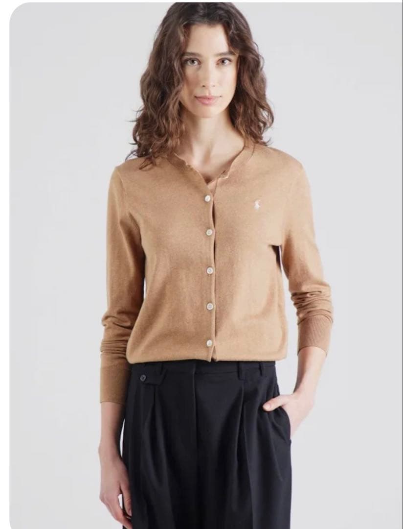 きなこ【新品】ポロ ラルフ ローレン　コットンブレンド カーディガン　XS