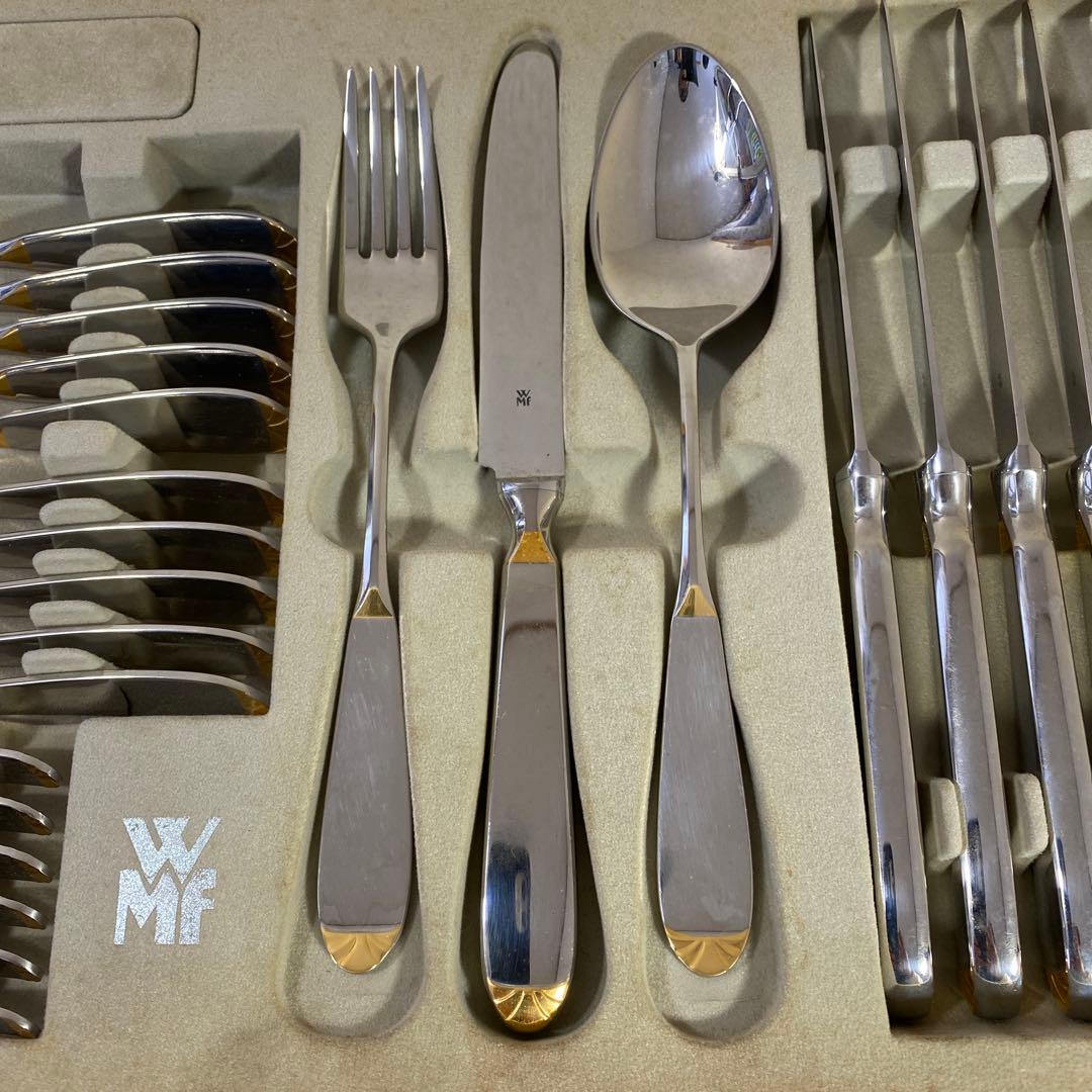値下げ　ドイツWMF（ベーエムエフ）製　ナイフ・フォーク・スプーン6組セット