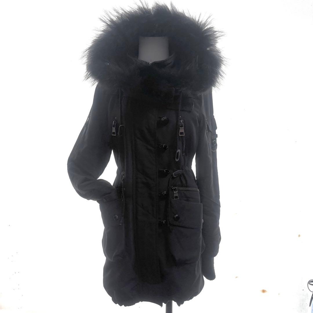 リアルファー付きモッズコート ミリタリー 平成ギャル y2k グランジ